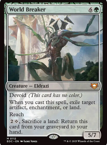 World Breaker Edge of Eternities Commander