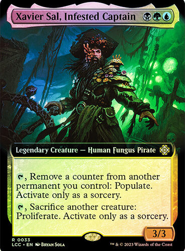 Xavier Sal, Infested Captain (Extended Art) The Lost Caverns of Ixalan Commander - Variants (Foil)