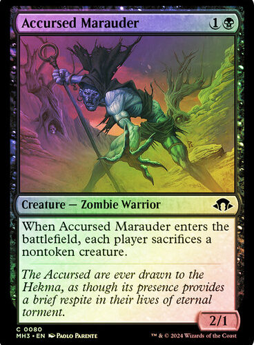 Accursed Marauder Modern Horizons 3 (Foil)