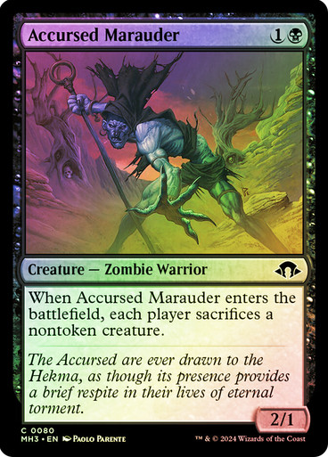 AccursedMarauder__27938 Accursed Marauder Modern Horizons 3 (Foil)