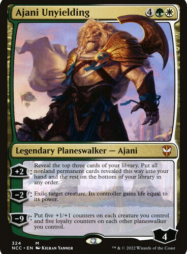 Ajani Unyielding Streets of New Capenna Commander
