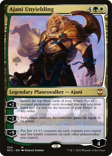 Ajani Unyielding Streets of New Capenna Commander
