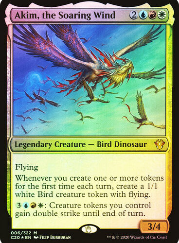 Akim, the Soaring Wind Commander 2020 (Foil)