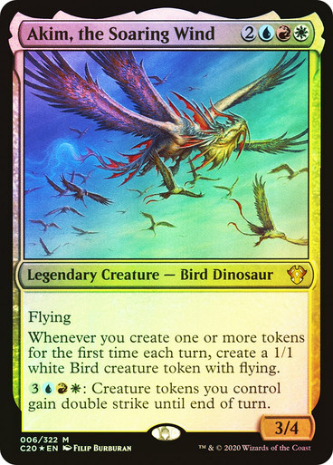 AkimTheSoaringWind__69115 Akim, the Soaring Wind Commander 2020 (Foil)