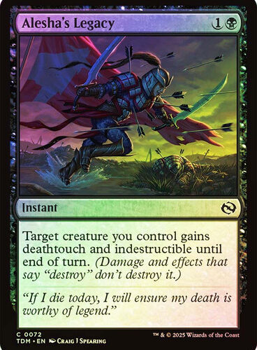 Alesha's Legacy Tarkir: Dragonstorm (Foil)