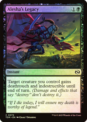 Alesha's Legacy Tarkir: Dragonstorm (Foil)
