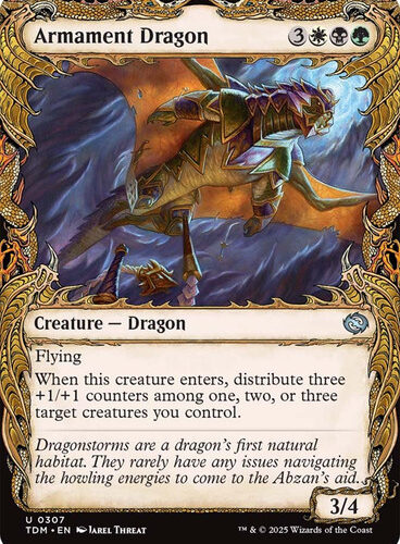 ArmamentDragon307__24962 Armament Dragon (Showcase) Tarkir: Dragonstorm