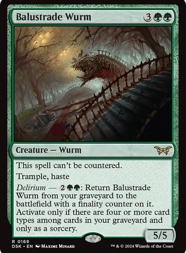 Balustrade Wurm Duskmourn: House of Horror