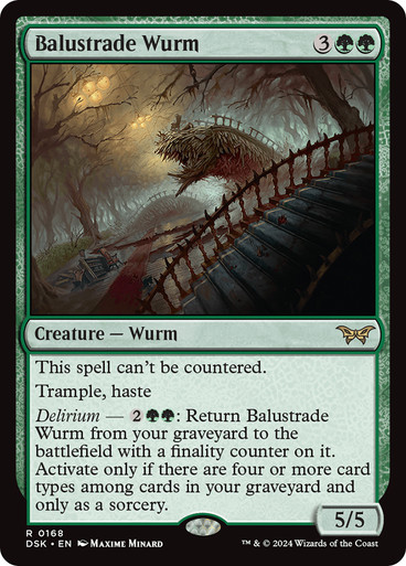 Balustrade Wurm Duskmourn: House of Horror