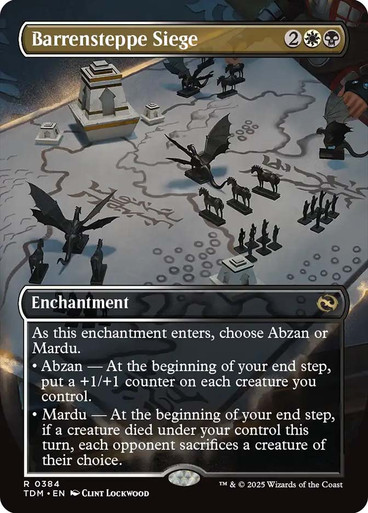 Barrensteppe Siege (Borderless) Tarkir: Dragonstorm