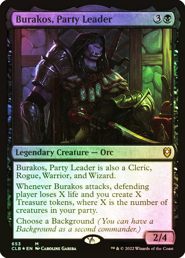 BurakosPartyLeader__94930 Burakos, Party Leader Commander Legends: Baldur's Gate (Foil)