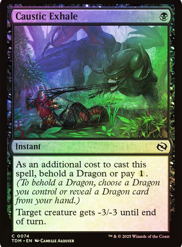 CausticExhale__39419 Caustic Exhale Tarkir: Dragonstorm (Foil)