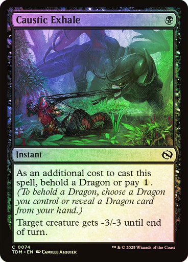 CausticExhale__39419 Caustic Exhale Tarkir: Dragonstorm (Foil)