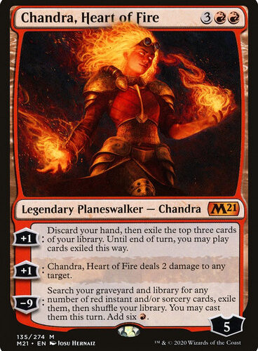ChandraHeartOfFire__02396 Chandra, Heart of Fire Core Set 2021
