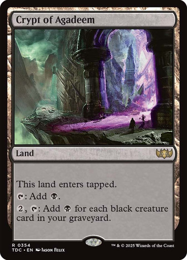 Crypt of Agadeem Tarkir: Dragonstorm Commander