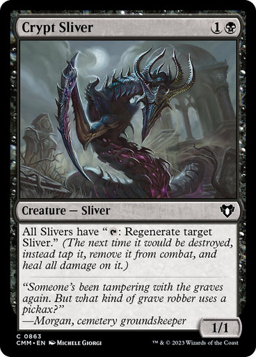 Crypt Sliver Commander Masters