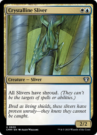 Crystalline Sliver Commander Masters