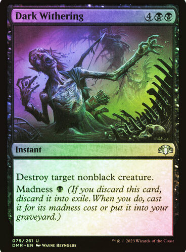 DarkWithering__98420 Dark Withering Dominaria Remastered (Foil)