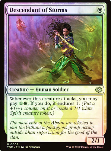 DescendantOfStorms__78987 Descendant of Storms Tarkir: Dragonstorm (Foil)