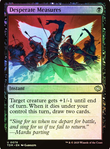 Desperate Measures Tarkir: Dragonstorm (Foil)
