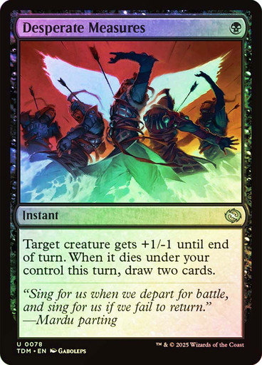 DesperateMeasures__74468 Desperate Measures Tarkir: Dragonstorm (Foil)