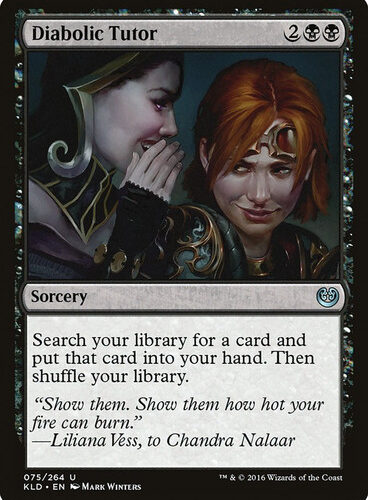 Version en Español Diabolic Tutor Kaladesh