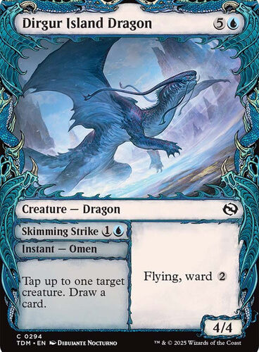 Dirgur Island Dragon // Skimming Strike (Showcase) Tarkir: Dragonstorm