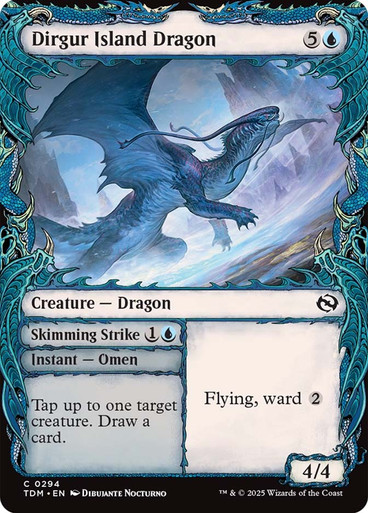Dirgur Island Dragon // Skimming Strike (Showcase) Tarkir: Dragonstorm