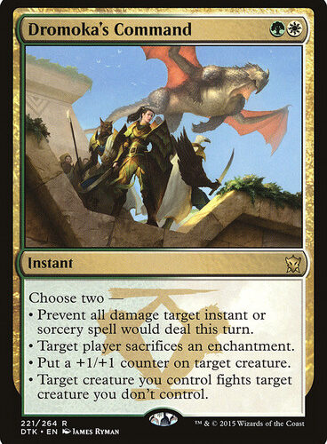 Dromoka's Command Dragons of Tarkir