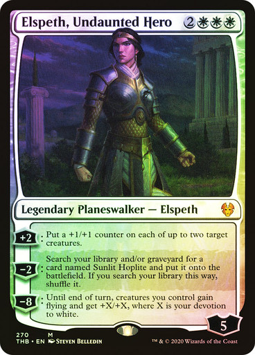 ElspethUndauntedHero__31585 Elspeth, Undaunted Hero Theros Beyond Death (Foil)