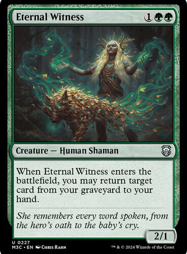 Eternal Witness Modern Horizons 3 Commander