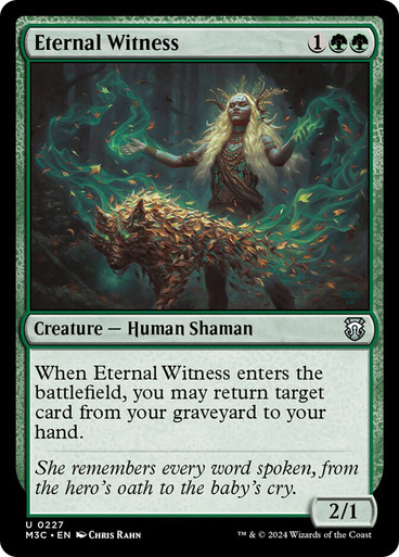 Eternal Witness Modern Horizons 3 Commander