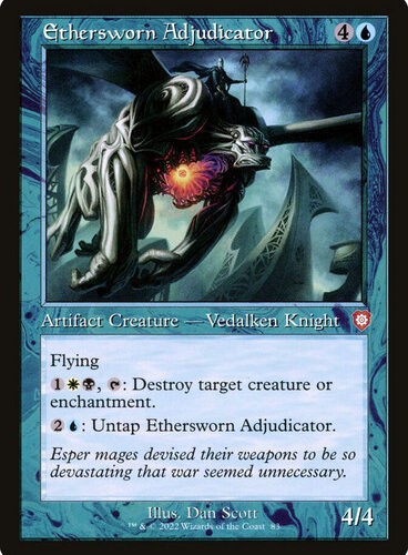 Ethersworn Adjudicator (Retro Frame) The Brothers' War Commander