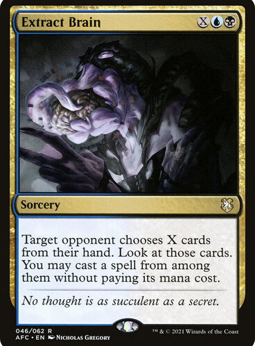 Extract Brain Adventures...Forgotten Realms Commander