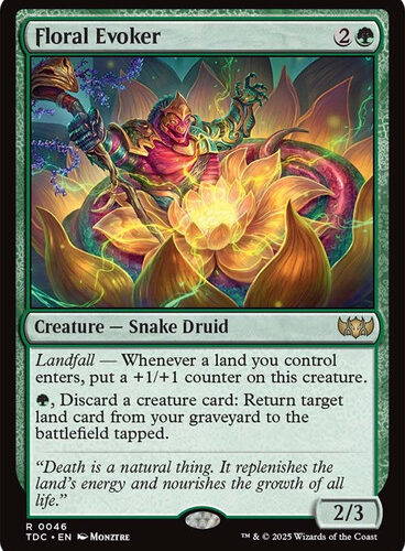Floral Evoker Tarkir: Dragonstorm Commander