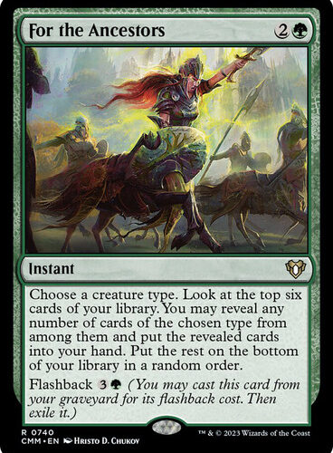 For the Ancestors Commander Masters