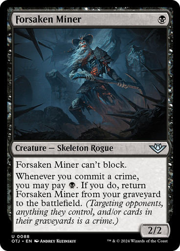 ForsakenMiner__83681 Version en Español Forsaken Miner Outlaws of Thunder Junction