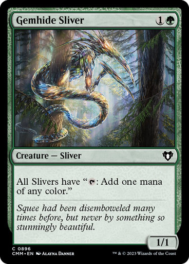 Gemhide Sliver Commander Masters