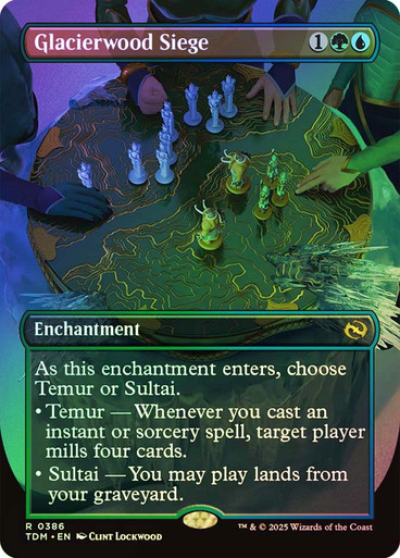 Glacierwood Siege (Borderless) Tarkir: Dragonstorm (Foil)