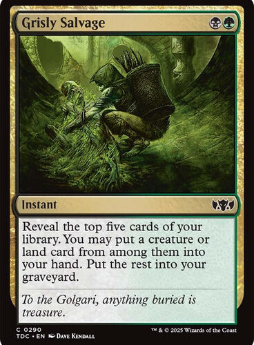 Grisly Salvage Tarkir: Dragonstorm Commander