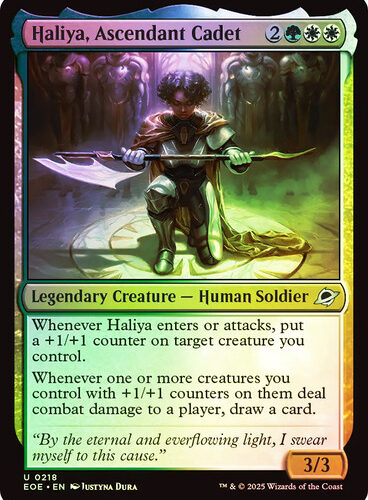 HaliyaAscendantCadet__51537 Haliya, Ascendant Cadet Edge of Eternities (Foil)