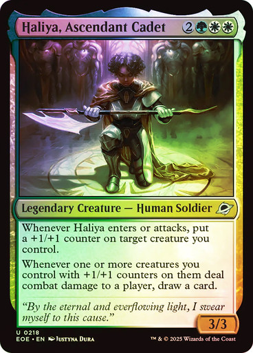 HaliyaAscendantCadet__51537 Haliya, Ascendant Cadet Edge of Eternities (Foil)