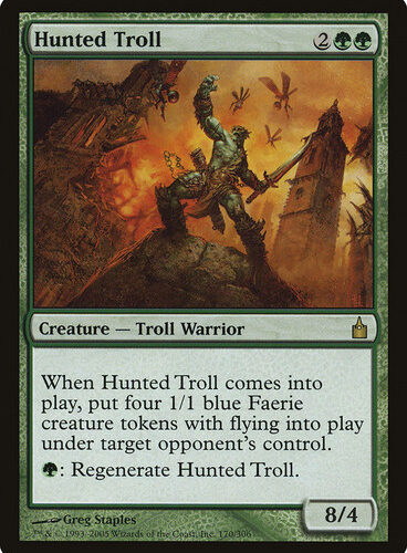 Hunted Troll Ravnica: City of Guilds