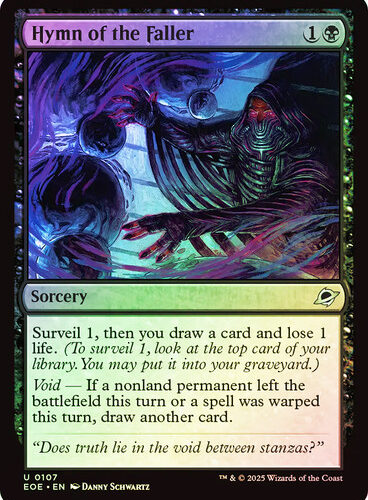 Hymn of The Faller Edge of Eternities (Foil)