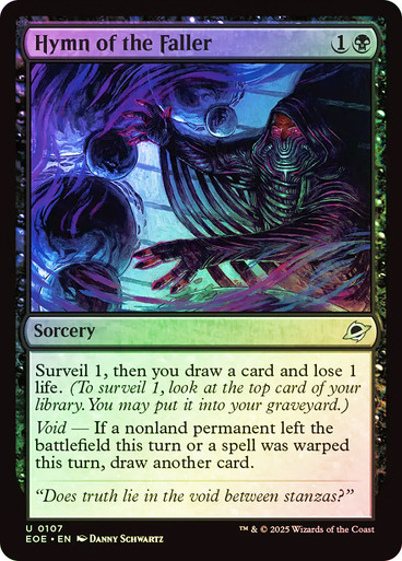 HymnOfTheFaller__36220 Hymn of The Faller Edge of Eternities (Foil)