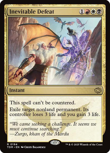 Inevitable Defeat Tarkir: Dragonstorm