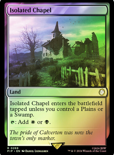 Isolated Chapel Fallout Commander (Foil)