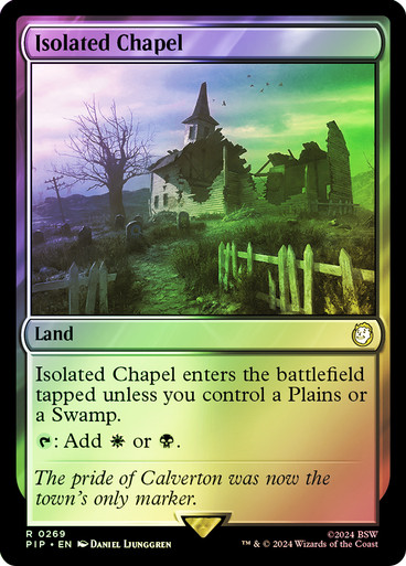 IsolatedChapel__45627 Isolated Chapel Fallout Commander (Foil)