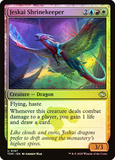 JeskaiShrinekeeper__50711 Jeskai Shrinekeeper Tarkir: Dragonstorm (Foil)