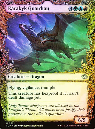 KarakykGuardian312__29087 Karakyk Guardian (Showcase) Tarkir: Dragonstorm (Foil)
